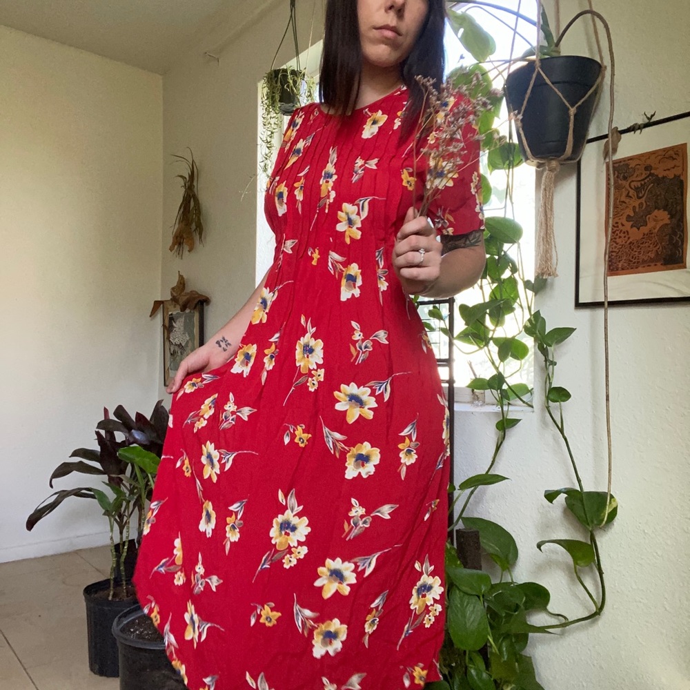 Vintage floral dress - Picture 9 of 10